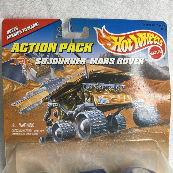 1997 Hot Wheels Action Pack JPL SOJOURNER MARS ROVER, Lander, Mars Pathfinder -V - Picture 3 of 5